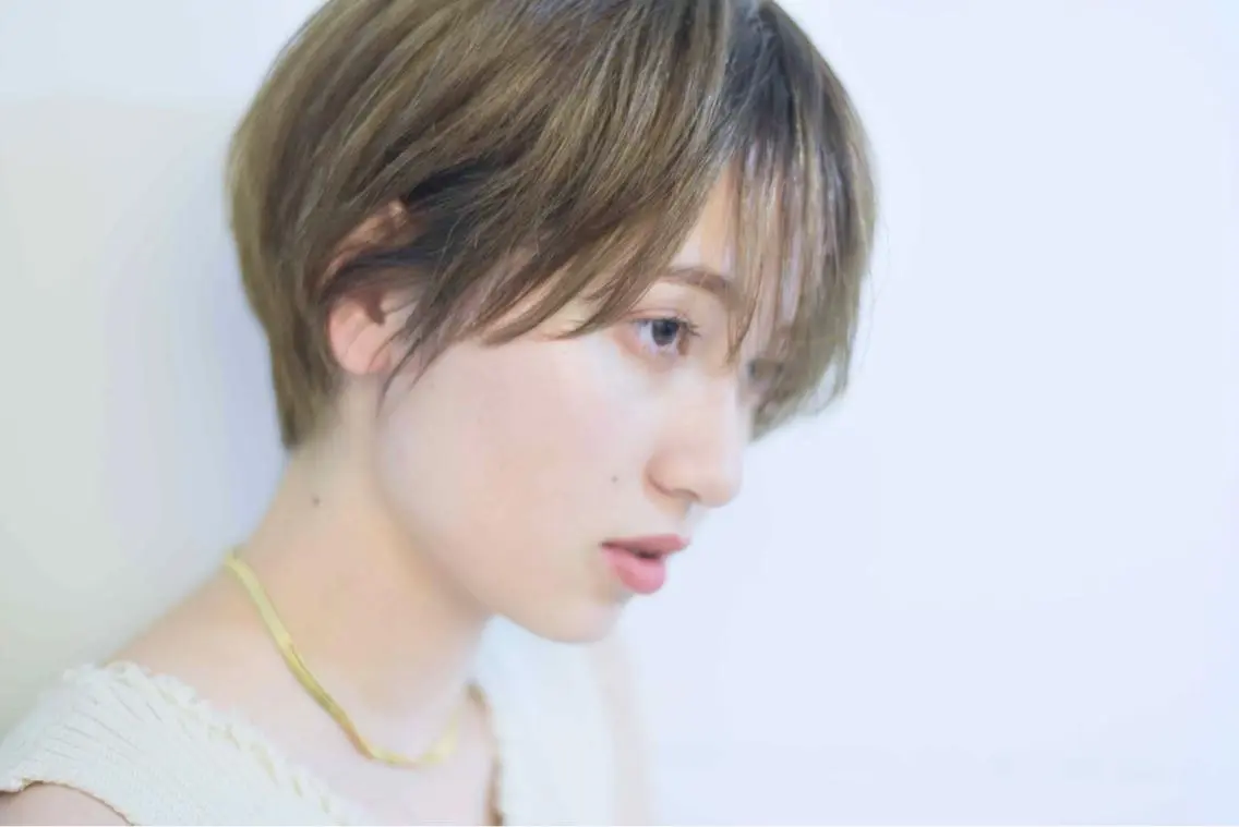 ショート カラー カット ヘアカラー トリートメント Hareru 豊田 修廣のヘアスタイル