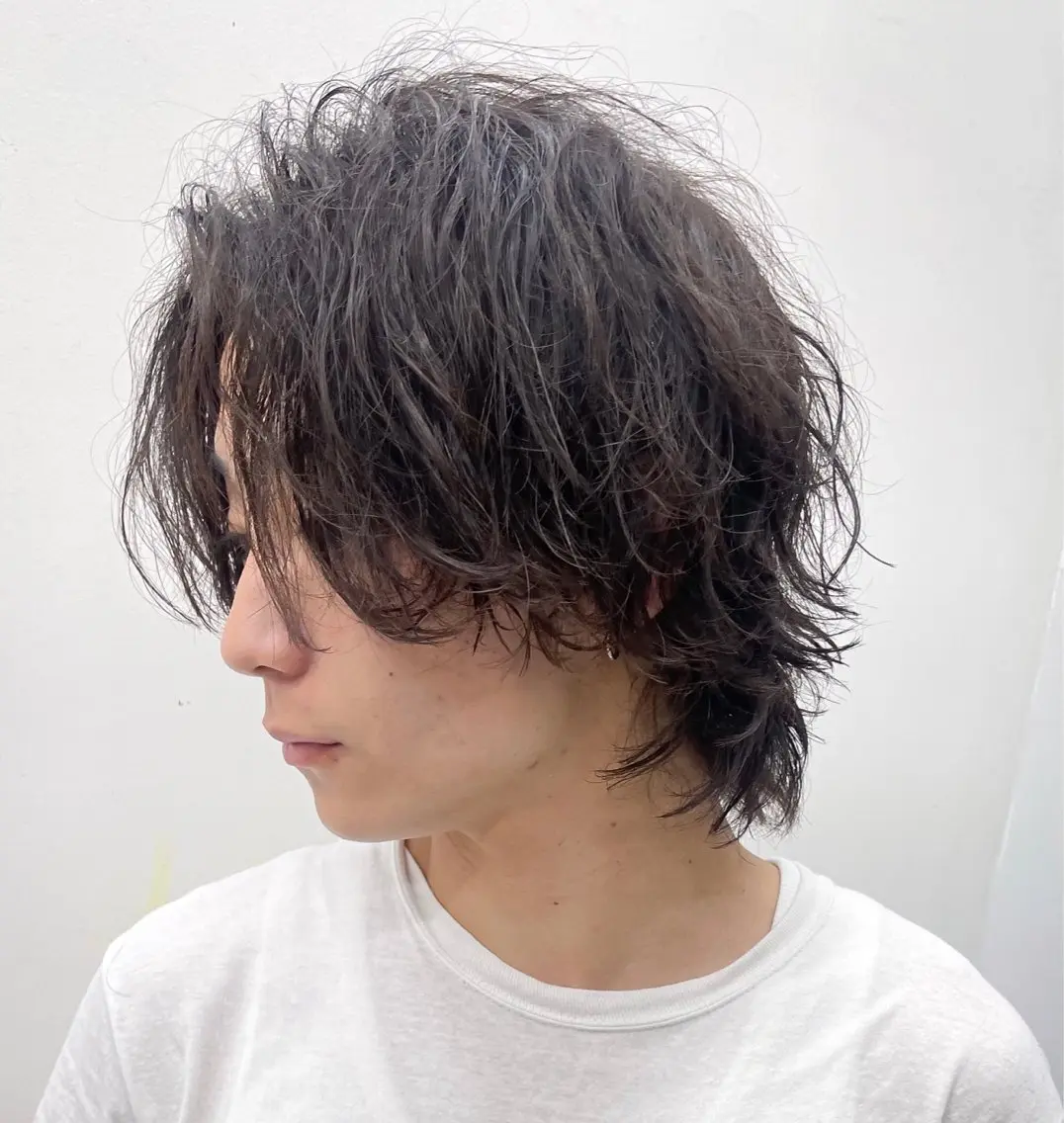 パーマ メンズ メンズパーマ カット パーマ 森本裕/オーナー/ ハイトーン/パーマのヘアスタイル