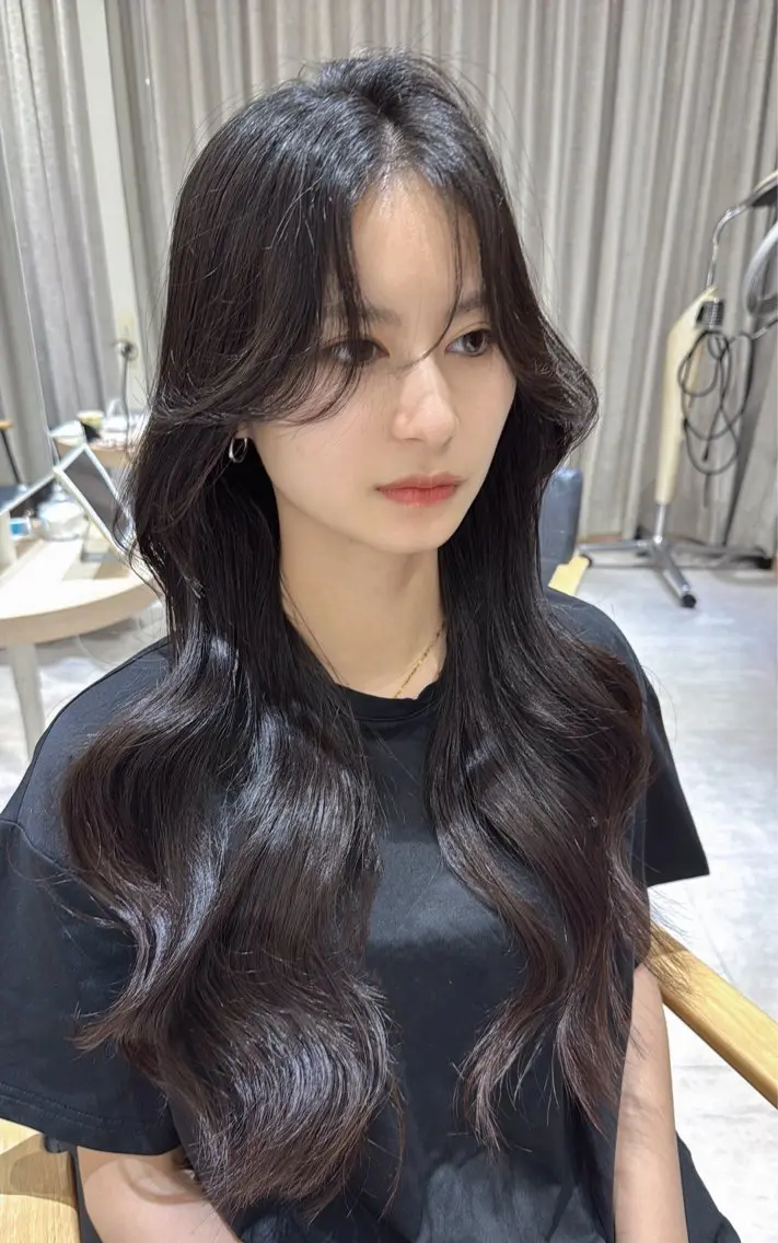 💎韓国風カット＋ケアカラー＋髪質改善トリートメント💎【レイヤーカット】の写真