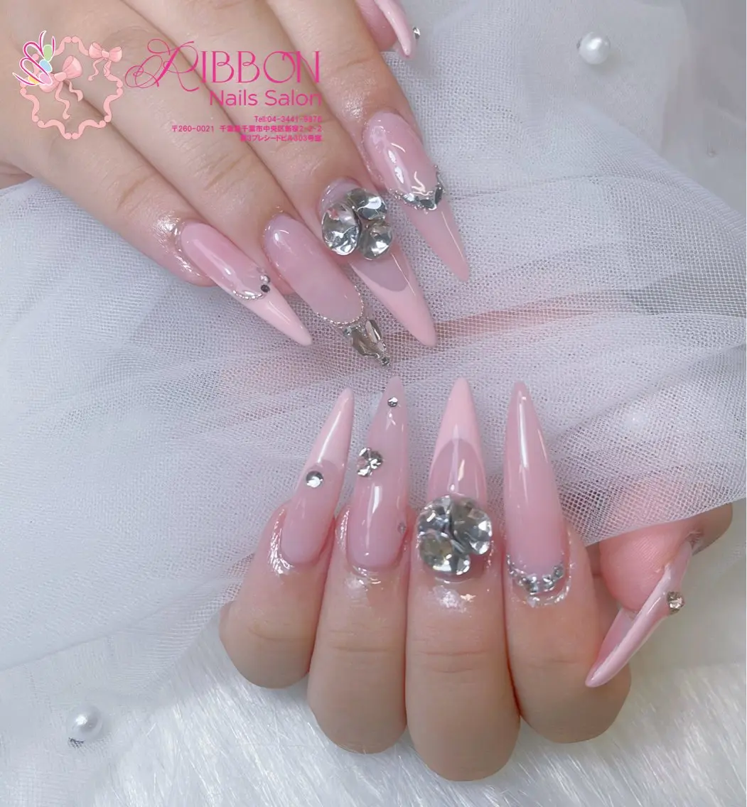ネイル フットネイル フレンチネイル ジェルネイル 韓国ネイル マグネットネイル ハンドネイル Ribbonnail salonのネイルデザイン
