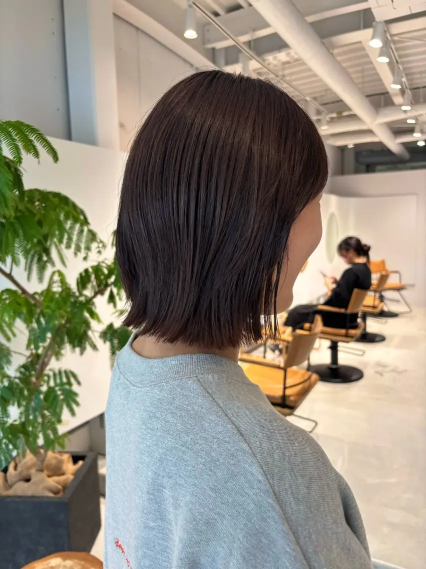 【平日限定】お疲れの方に◎透明感ワンカラー+炭酸ヘッドスパ10分の写真