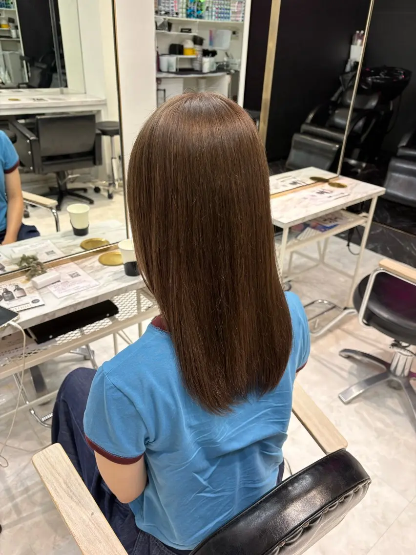 ロング カラー ハイトーンカラー ヘアカラー トリートメント ヘアセット 色落ち綺麗🩰ハイ トーン🎀RINKAのヘアスタイル