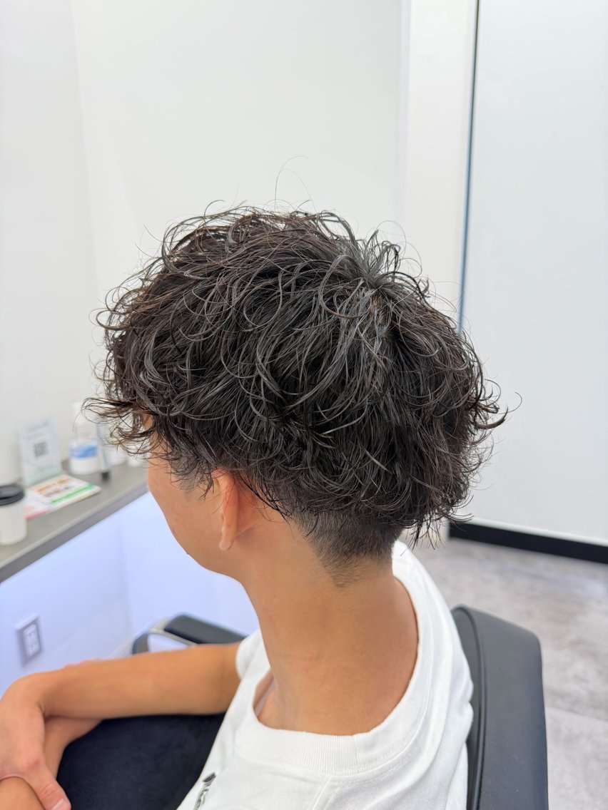 ミディアム メンズ カット パーマ 【メッシュ×パーマ】 ❤️🔥Koukiのヘアスタイル