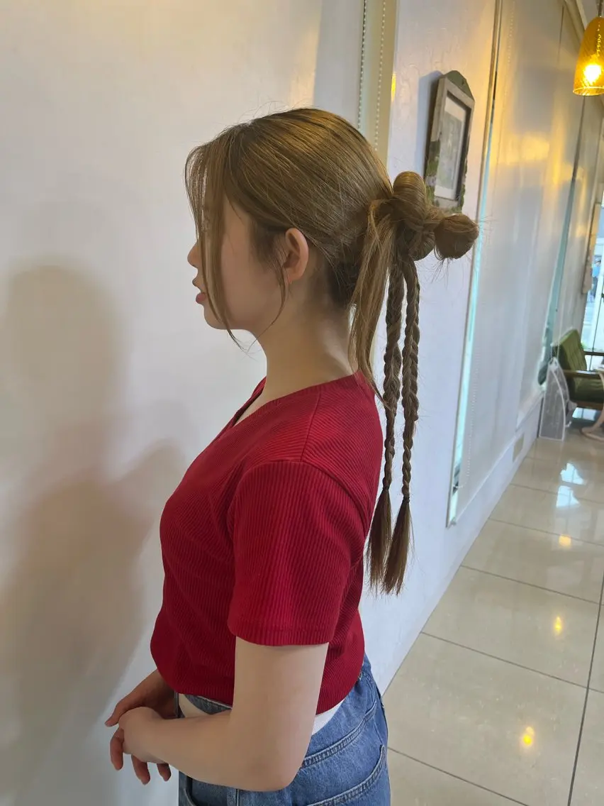 ロング eMu透明感カラー ちゅる髪yuki✩のヘアスタイル
