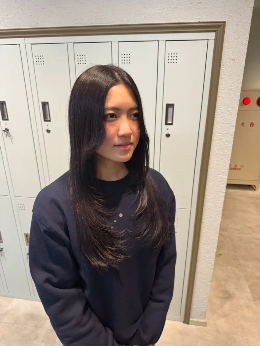 ロング 永尾 幸太郎のヘアスタイル