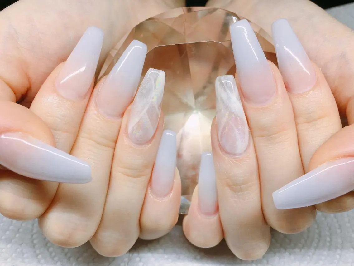 ネイル ジェルネイル スカルプネイル シンプルネイル 春ネイル スクエアネイル ハンドネイル ネイルサロンアウル ayaka💋のネイルデザイン