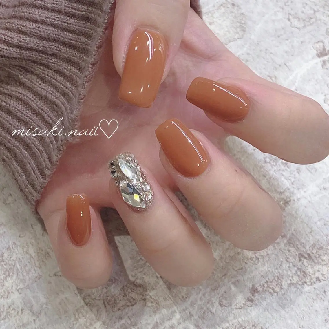 ネイル 韓国ネイル ワンホンネイル ハンドネイル nailsalon miinailsのネイルデザイン