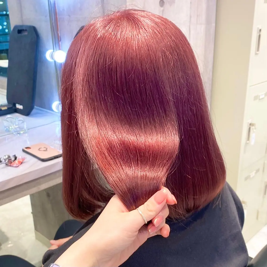 セミロング カラー ヘアアレンジ メンズ キッズ お悩み解決美容師 💐AMIのヘアスタイル