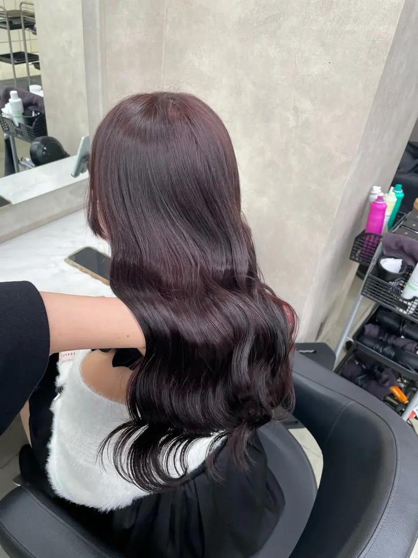 ロング カラー ヘアアレンジ ヘアカラー トリートメント ヘアセット 💗横浜美容室 💗HARUNAのヘアスタイル