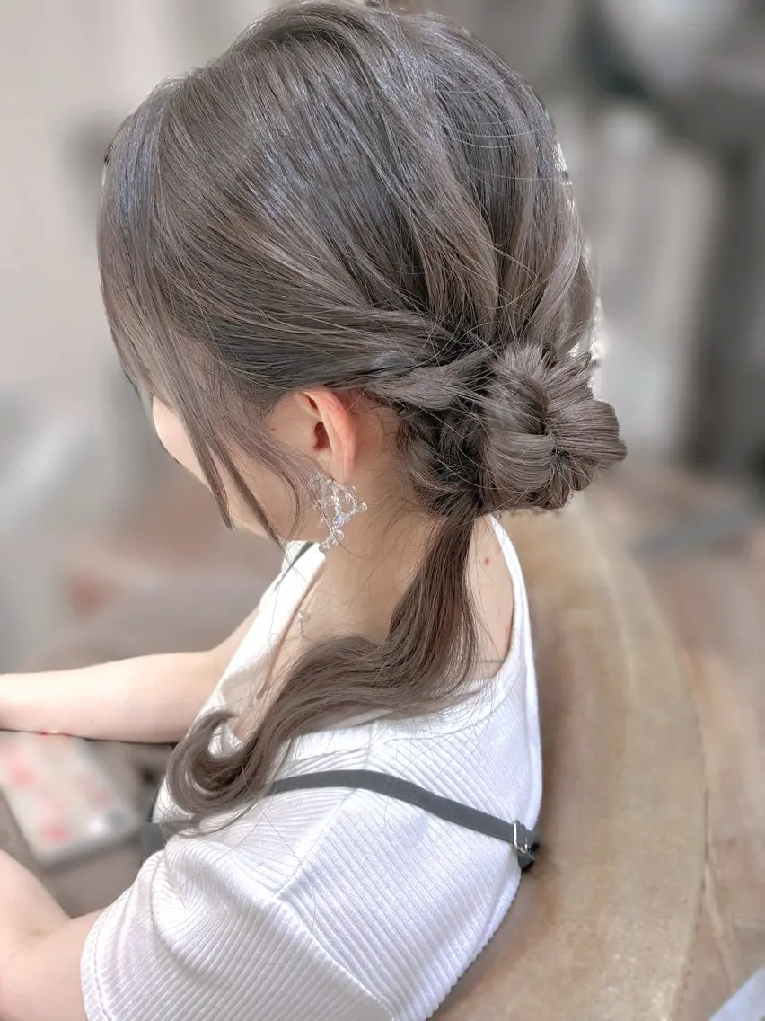 ロング ヘアアレンジ ヘアセット BEGIN Aya🥀のヘアスタイル