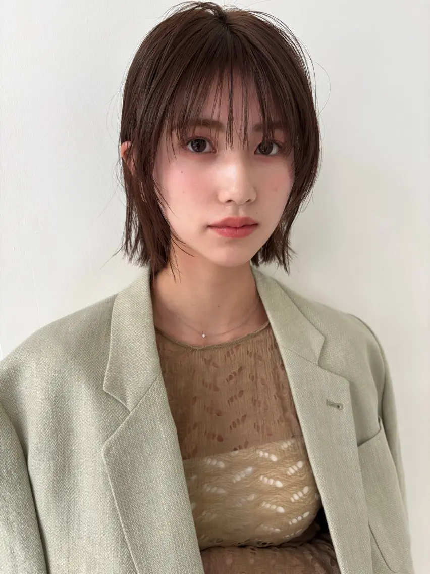 ショート レイヤーカット 💛似合わせカット カラー💛 amiのヘアスタイル