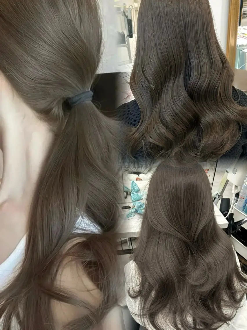 ロング カラー カット ヘアカラー トリートメント 透明感カラー 古山 結季🌙🖤のヘアスタイル