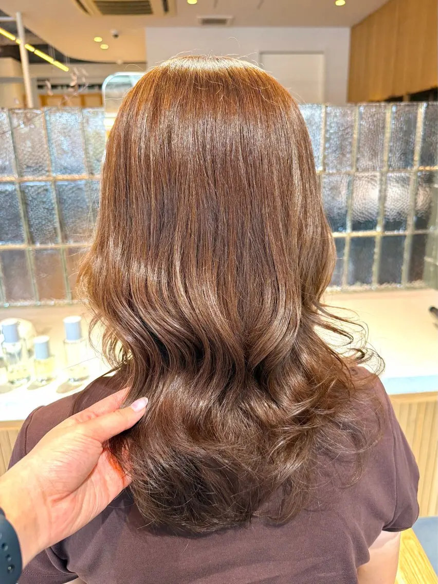 ミディアム ヘアカラー トリートメント 村田 未来のヘアスタイル