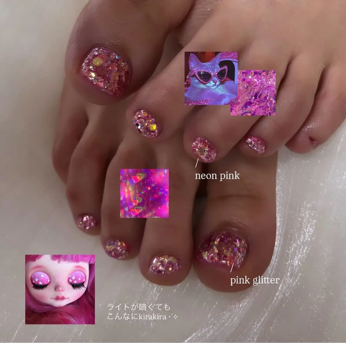 ネイル ラメ(グリッター) ワンカラーネイル ’ohana. ／ AKANEのネイルデザイン