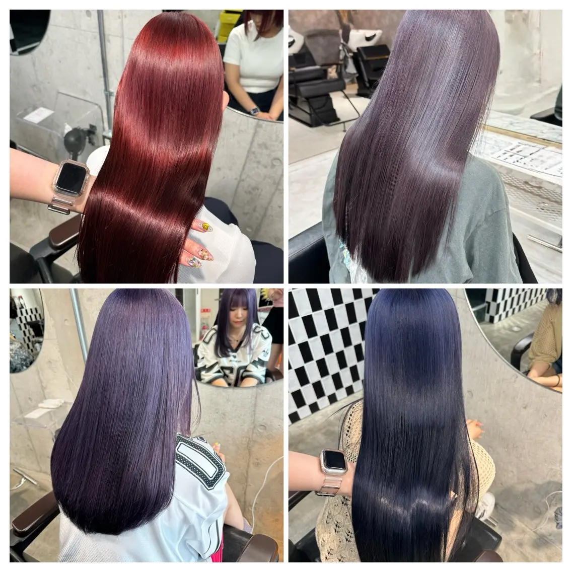 ロング カラー ヘアカラー トリートメント ⭐️ハイトーン⭐️ 💕SAKURA💕のヘアスタイル
