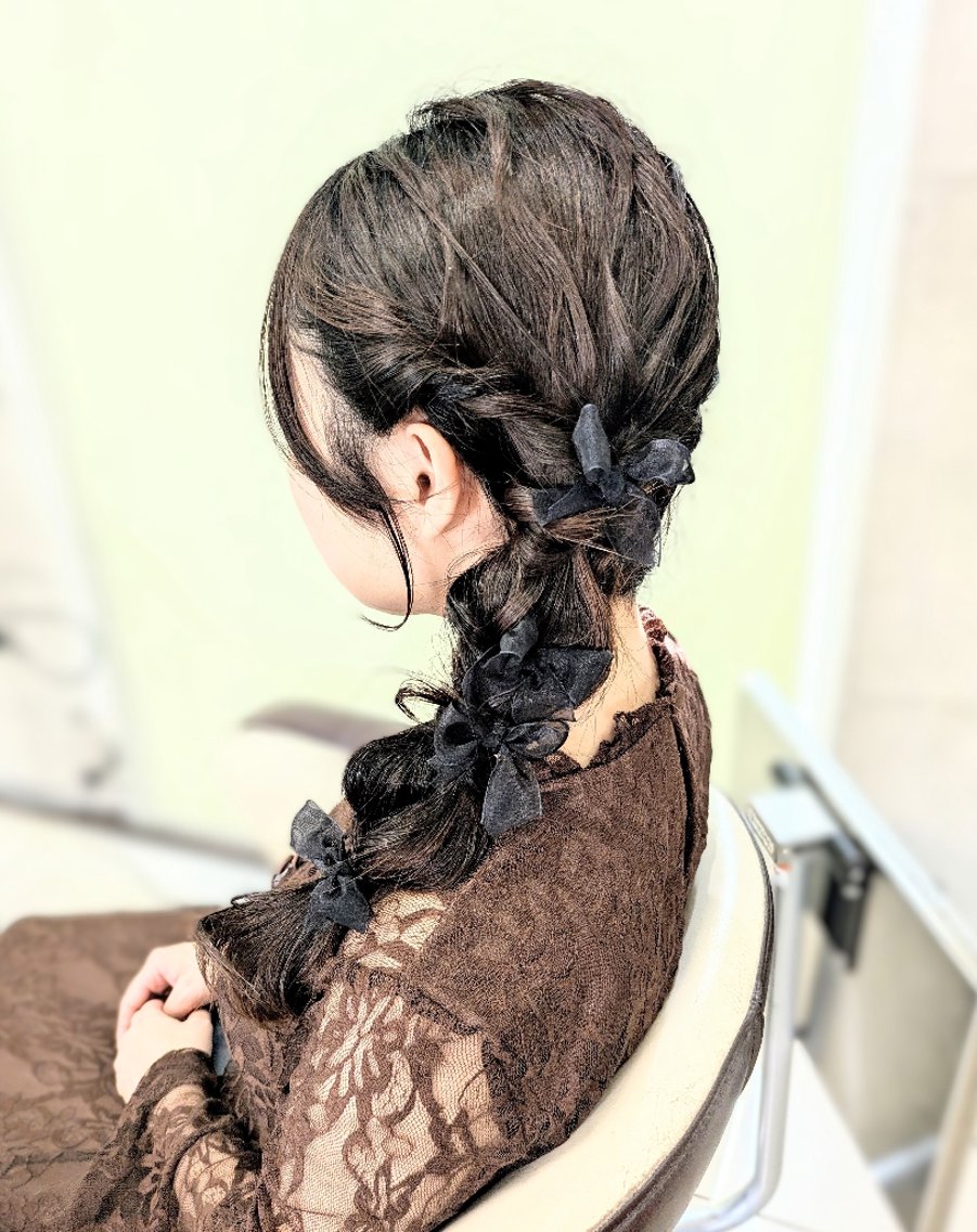 ヘアアレンジ ヘアセット 小林 凜のヘアスタイル