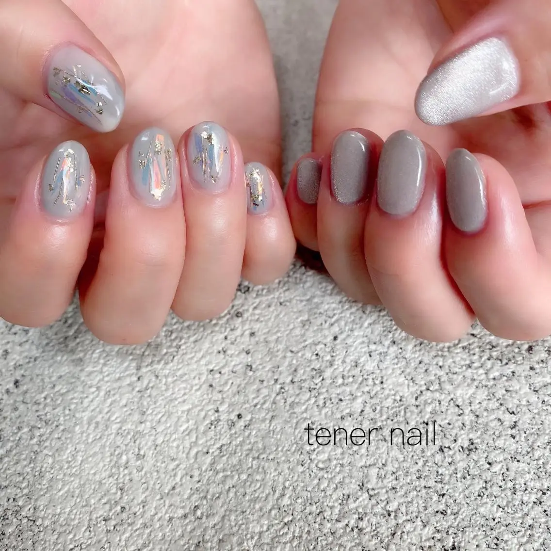 ネイル マグネットネイル ニュアンスネイル テネルネイル tener nailのネイルデザイン