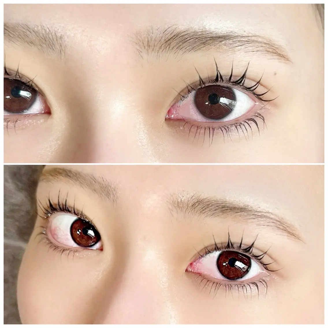 マツエク・マツパ 束感まつ毛 まつげパーマ 一重×まつ毛パーマ マツパ eyelist moe｡✧｡･ﾟのマツエク・マツパデザイン