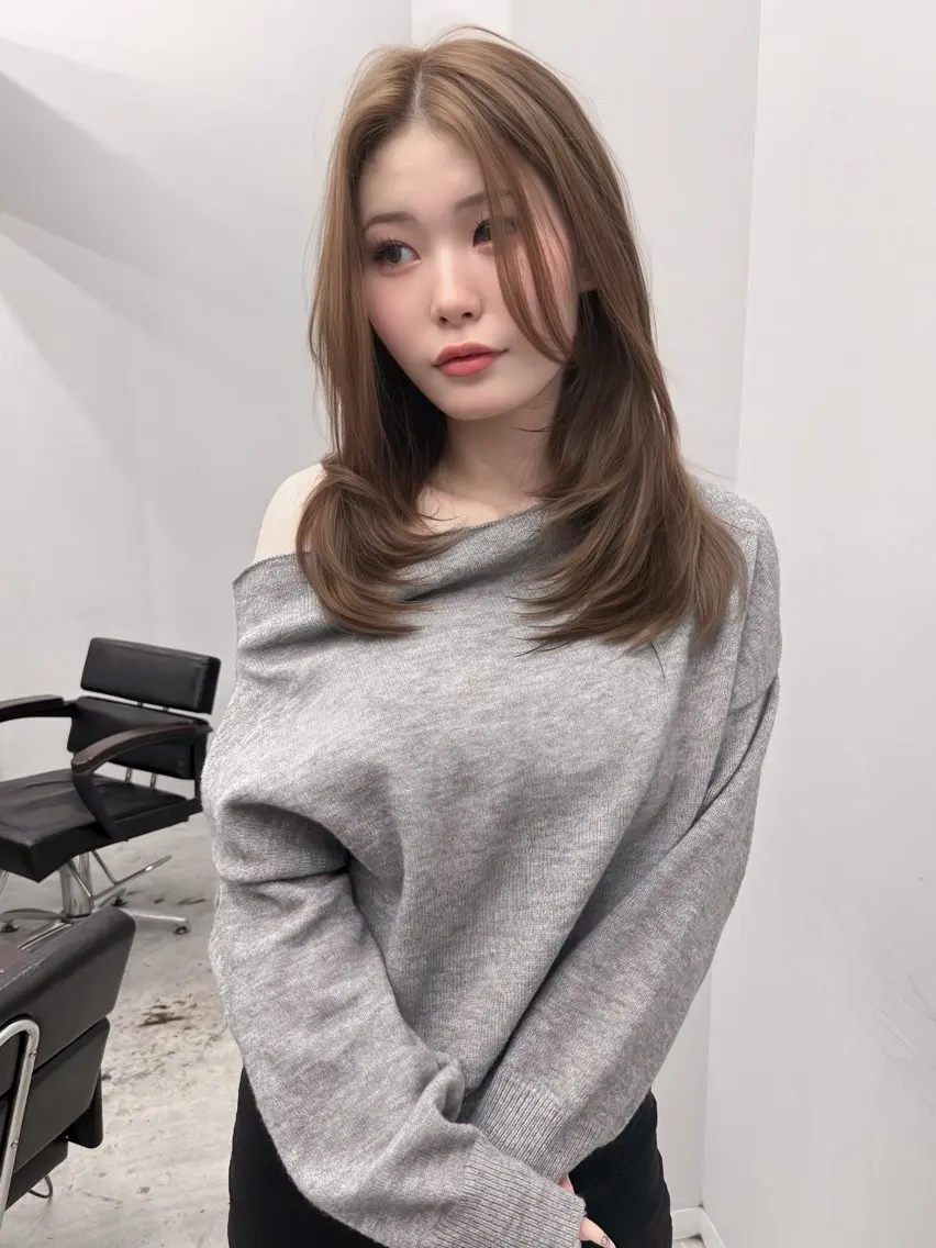 ✅ライトニング透明感ダブルカラー🫧(全頭) +TOKIOケラチントリートメント✨の写真