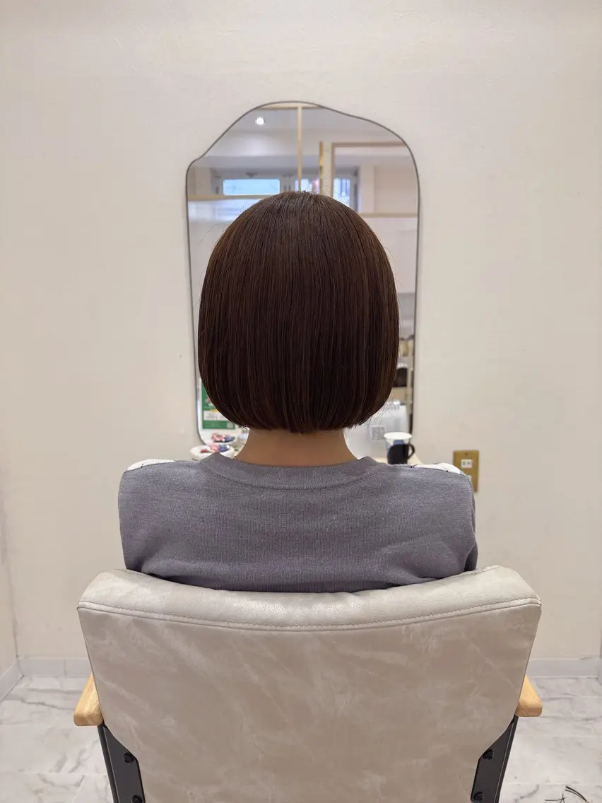 ショート カラー 切りっぱなしボブ ショートボブ ボブ 韓国風ヘア ショートヘア カット ヘアカラー トリートメント 🫧ショート・ボブ・ 似合わせ🫧井上歩のヘアスタイル