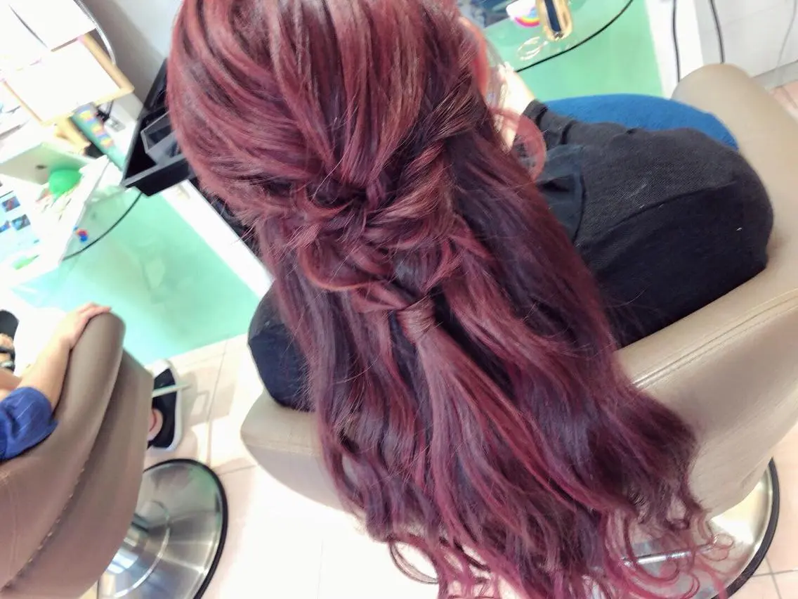 ロング ヘアセット 松田 みのりのヘアスタイル