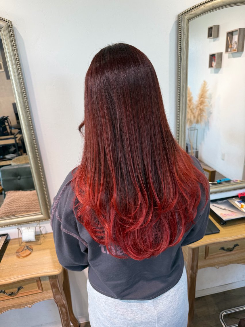 ロング カラー ヘアカラー Felice Erikaのヘアスタイル