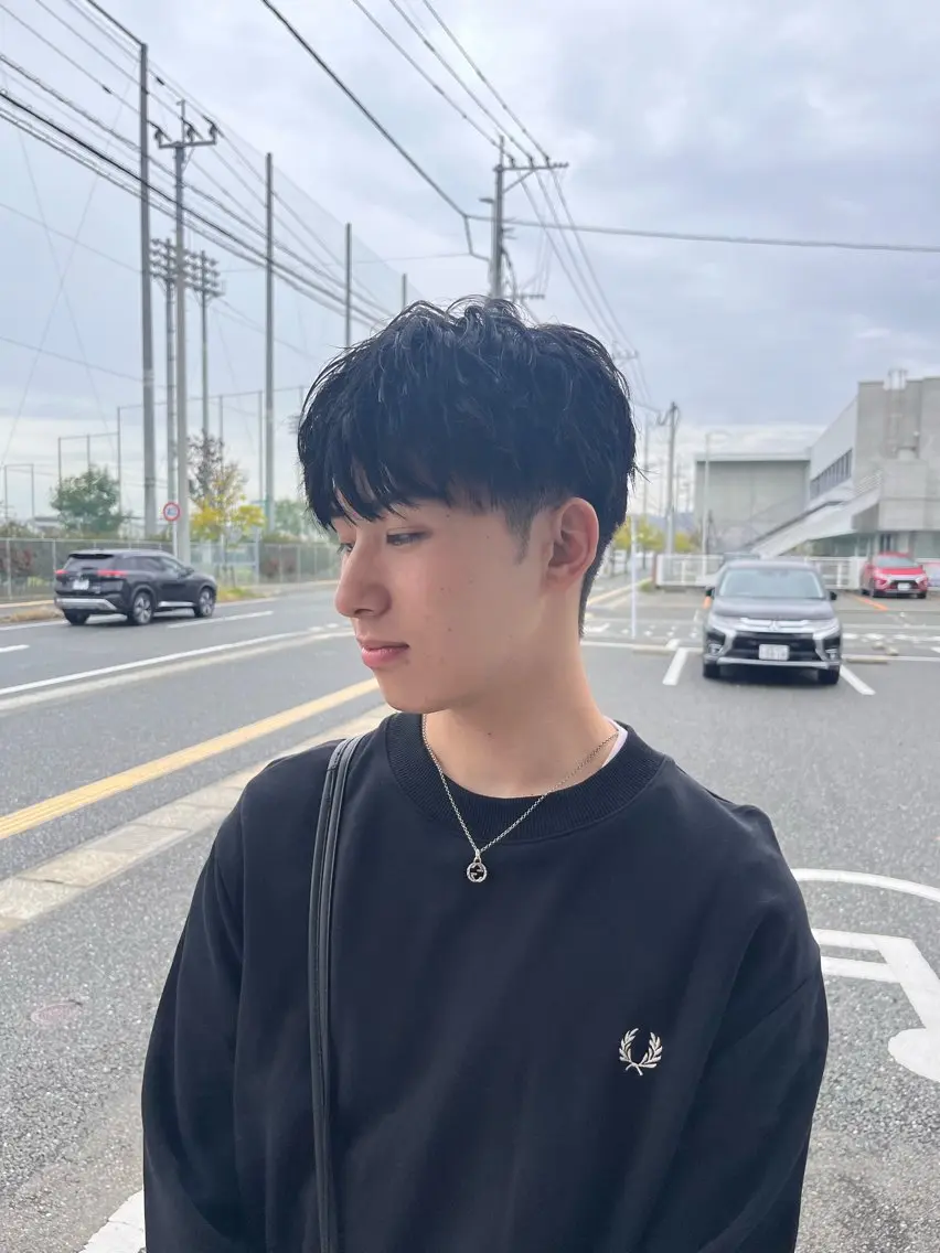 メンズ カット 平間 稔希のヘアスタイル
