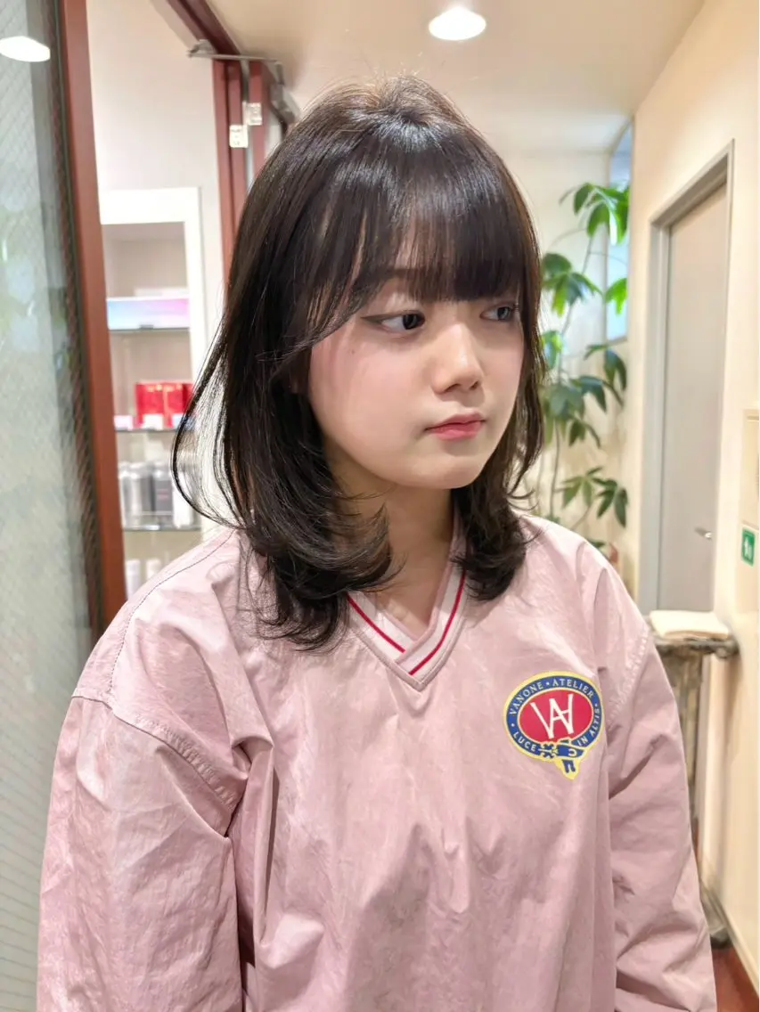 カラー ヘアカラー 塚原 怜音のヘアスタイル