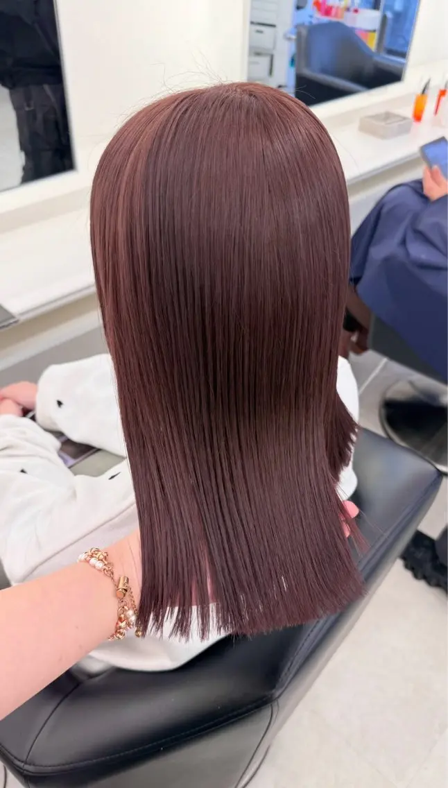 ロング カラー トリートメント ParveMix🎀 稲垣 詞葉のヘアスタイル