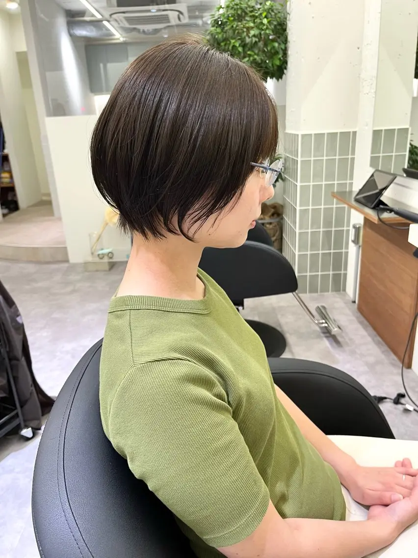 ショート カラー カット ヘアカラー トリートメント 鈴村祐也/ショート /縮毛矯正のヘアスタイル