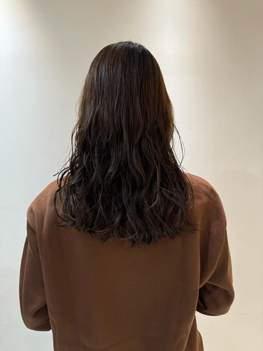 ロング パーマ 大庫 桜のヘアスタイル