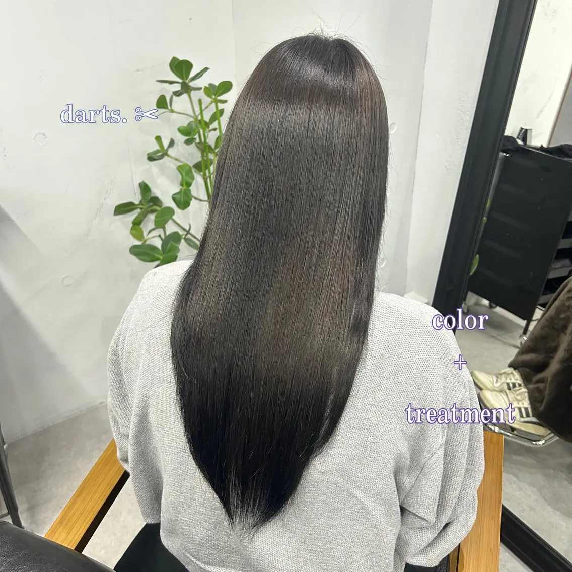ロング トリートメント 京都河原町 髪質改善🌛‧˚花綸のヘアスタイル