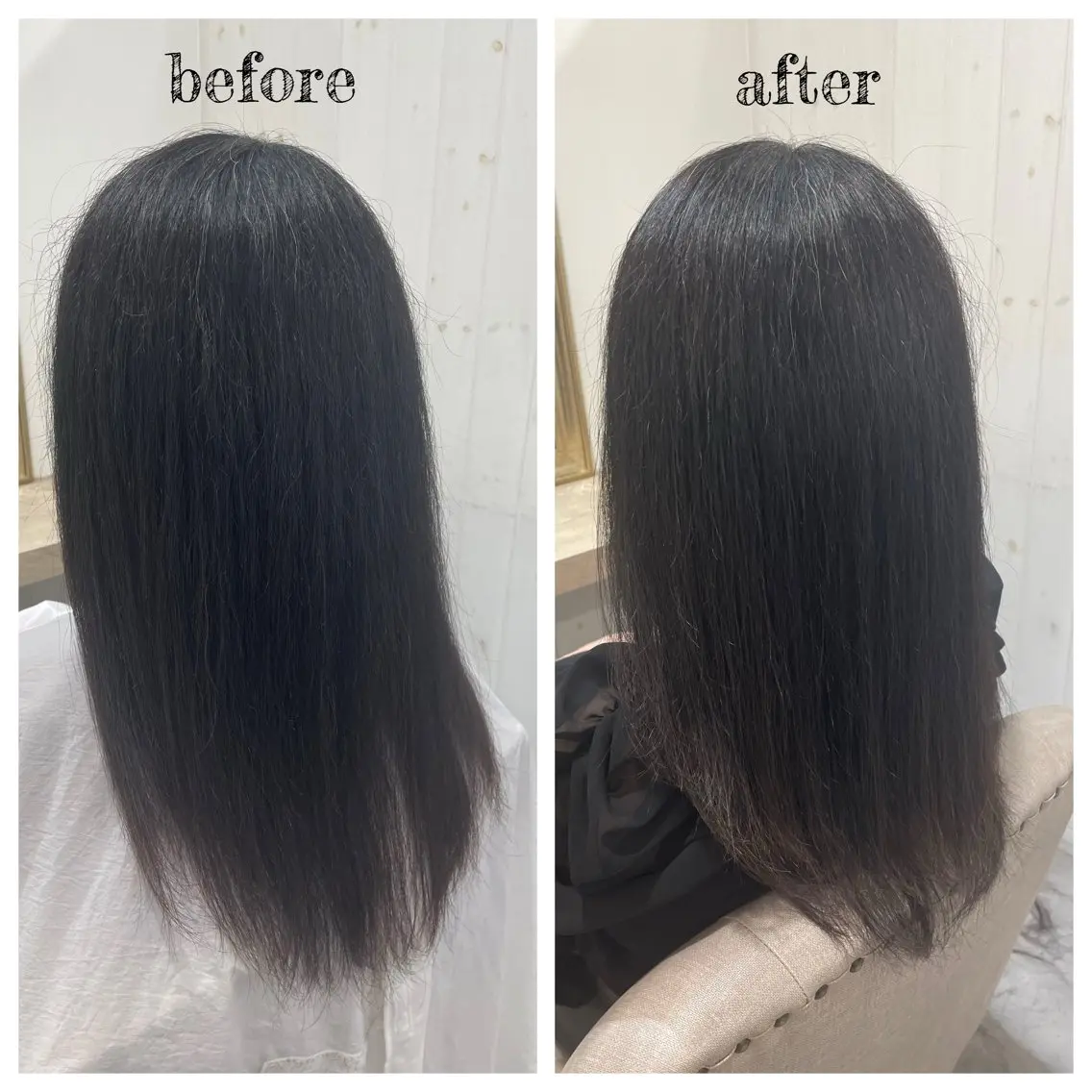 セミロング カラー レイヤーカット カット ヘッドスパ PutiLuca 浅川のヘアスタイル