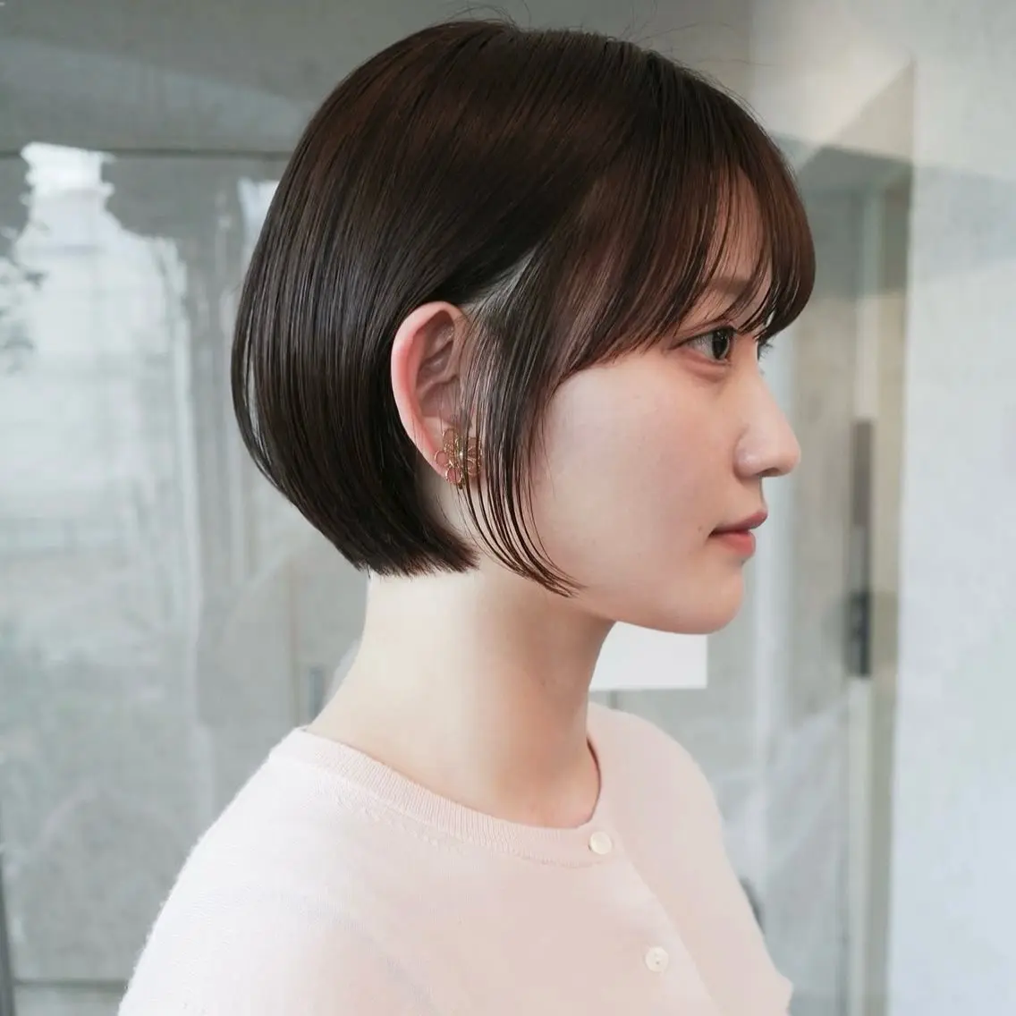 ショート ボブ misaki morimoto🌱のヘアスタイル