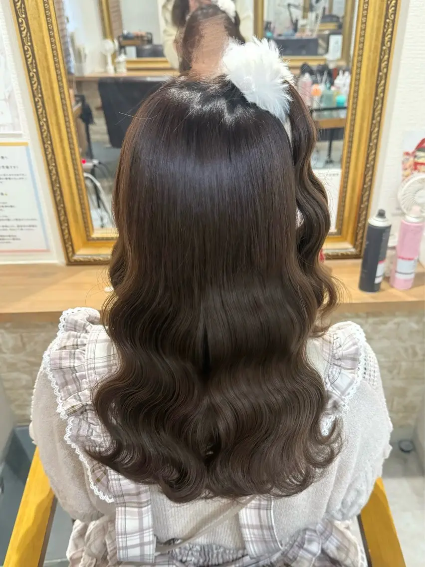 ヘアアレンジ ヘアセット セットサロンCURE 🩵あんみのマツエク・マツパデザイン