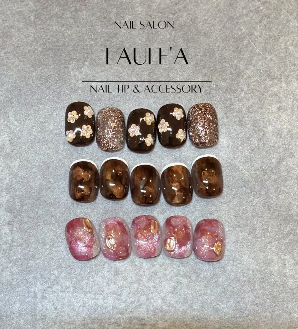 ネイル アートネイル ハンドネイル nailsalon Laule'aのネイルデザイン