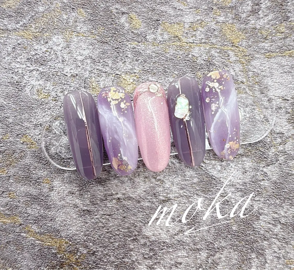 ネイル ハンドネイル ハンドケア 胡蝶蘭レディースサロ ンNailMOKAのネイルデザイン