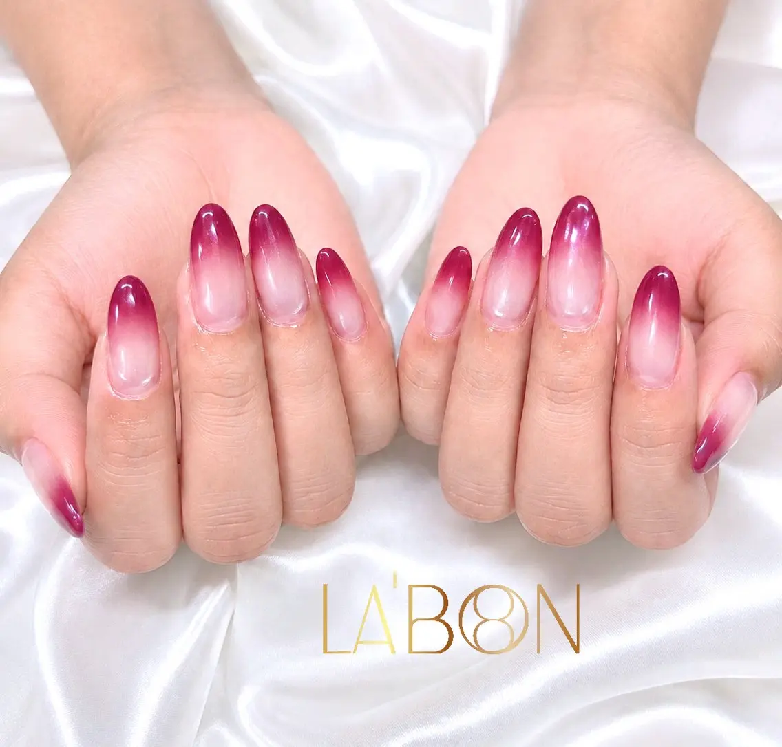 ネイル アートネイル ジェルネイル キラキラネイル 韓国ネイル ロングネイル Labon Nails Artのネイルデザイン