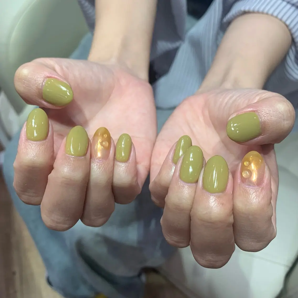 ネイル アートネイル ワンカラーネイル ELAN) Hasegawaのネイルデザイン