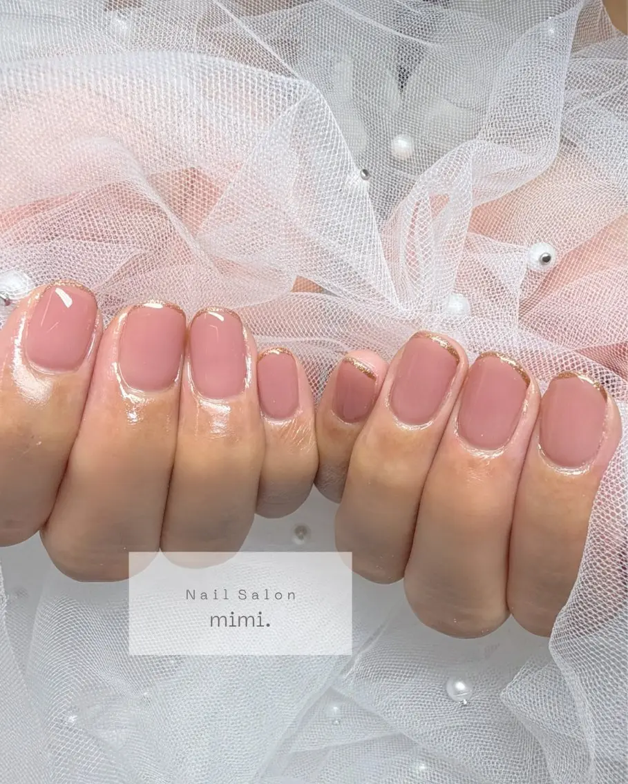 ネイル ラメ(グリッター) ハンドネイル NailSalon mimi.のネイルデザイン