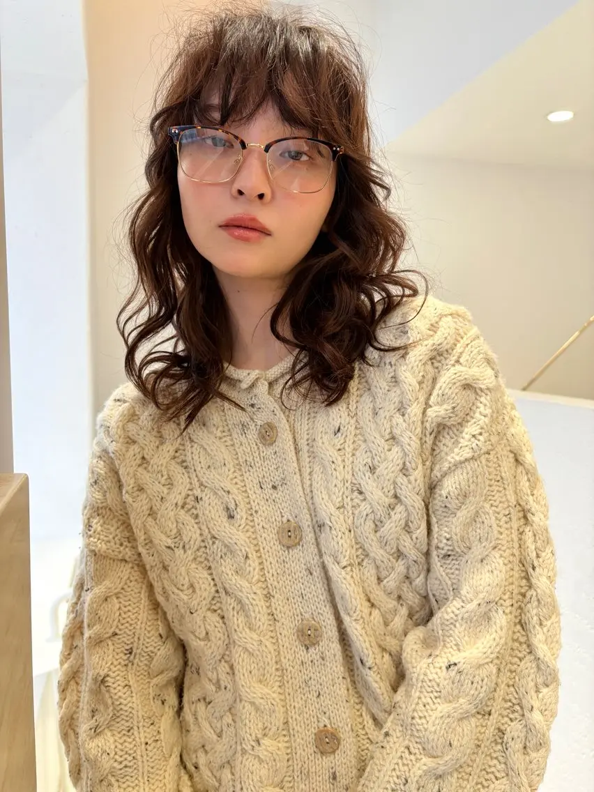 パーマ n a n a / 京都美容室のヘアスタイル