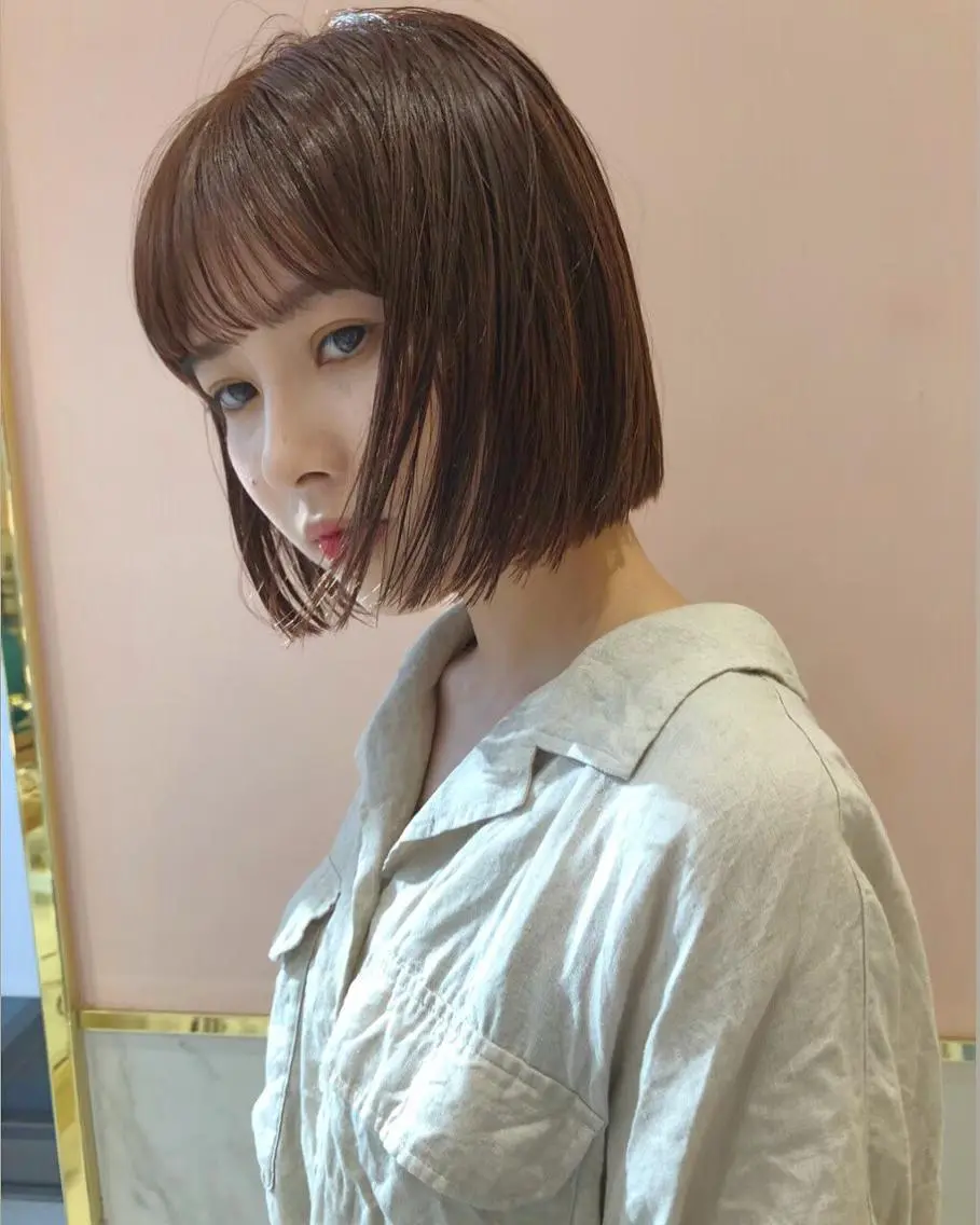 カット+カラー+縮毛矯正の写真