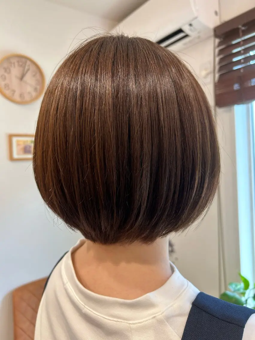 ショート カラー 【似合わせカット 】🦋岩崎 美保🐾のヘアスタイル