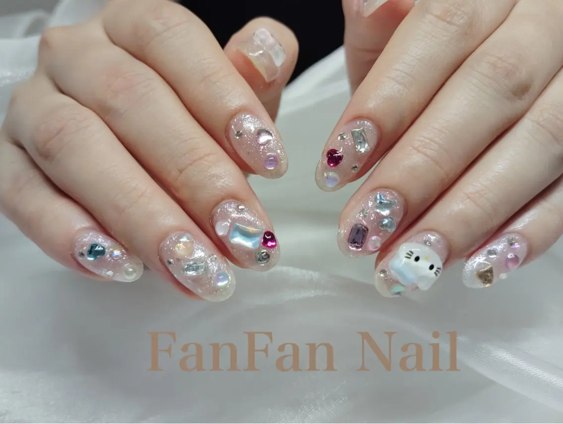 ネイル FanFan 長さ出し専門のネイルデザイン