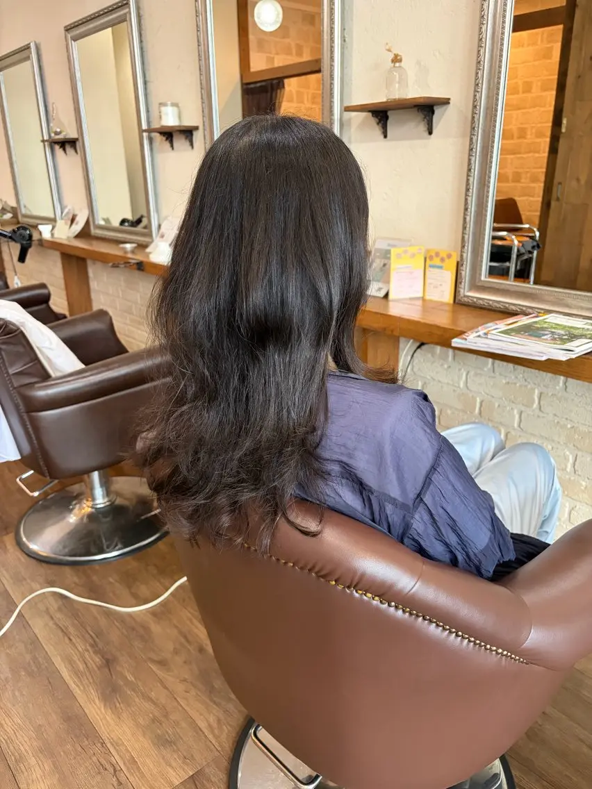 ロング 肥田 夕蘭のヘアスタイル