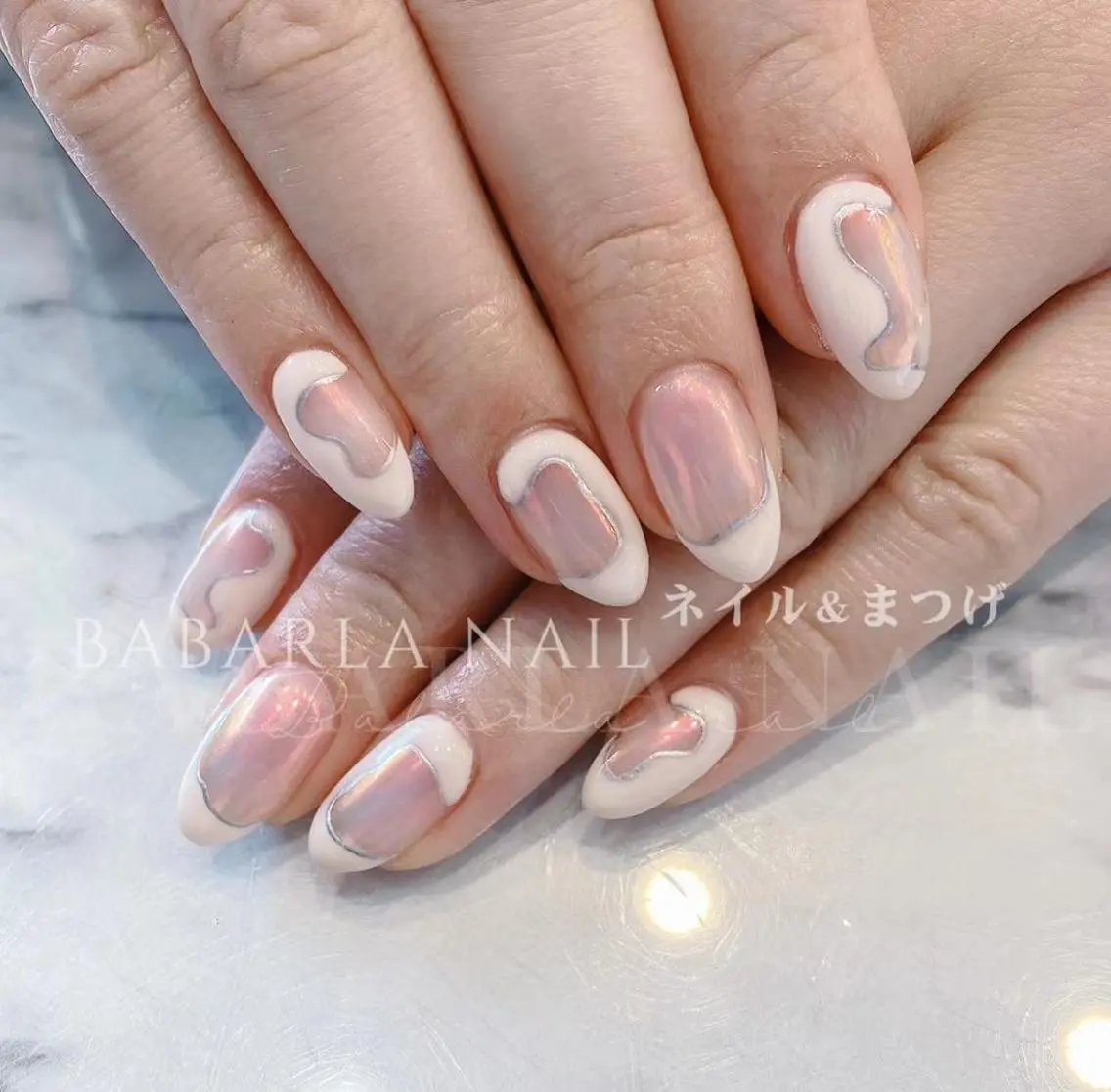 ネイル ニュアンスネイル Babarla Nailのネイルデザイン