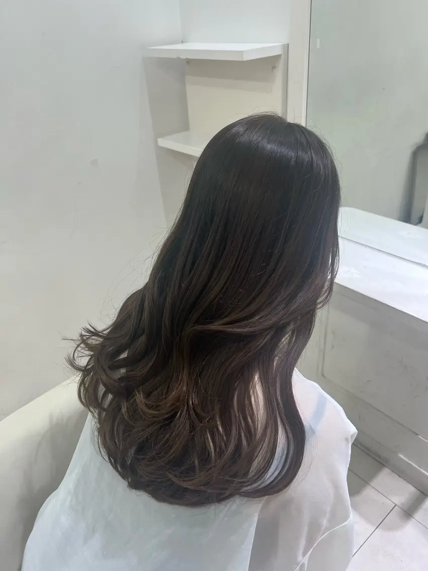 ロング カラー ベージュカラー ブラウンカラー k-two心斎橋 ♡ 顔周りカット/yuiのヘアスタイル