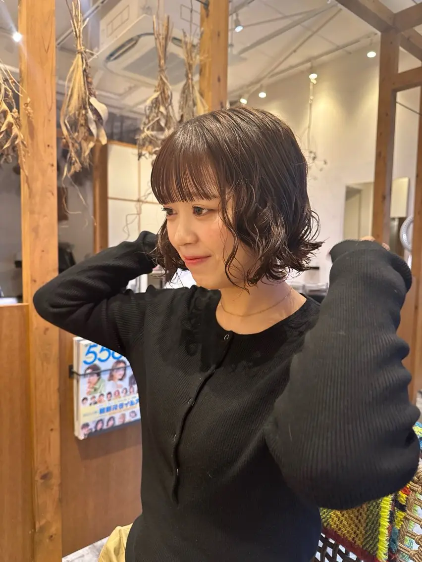 【新規様限定】カット+パーマ+スチームトリートメント付き👩🏻🦱の写真