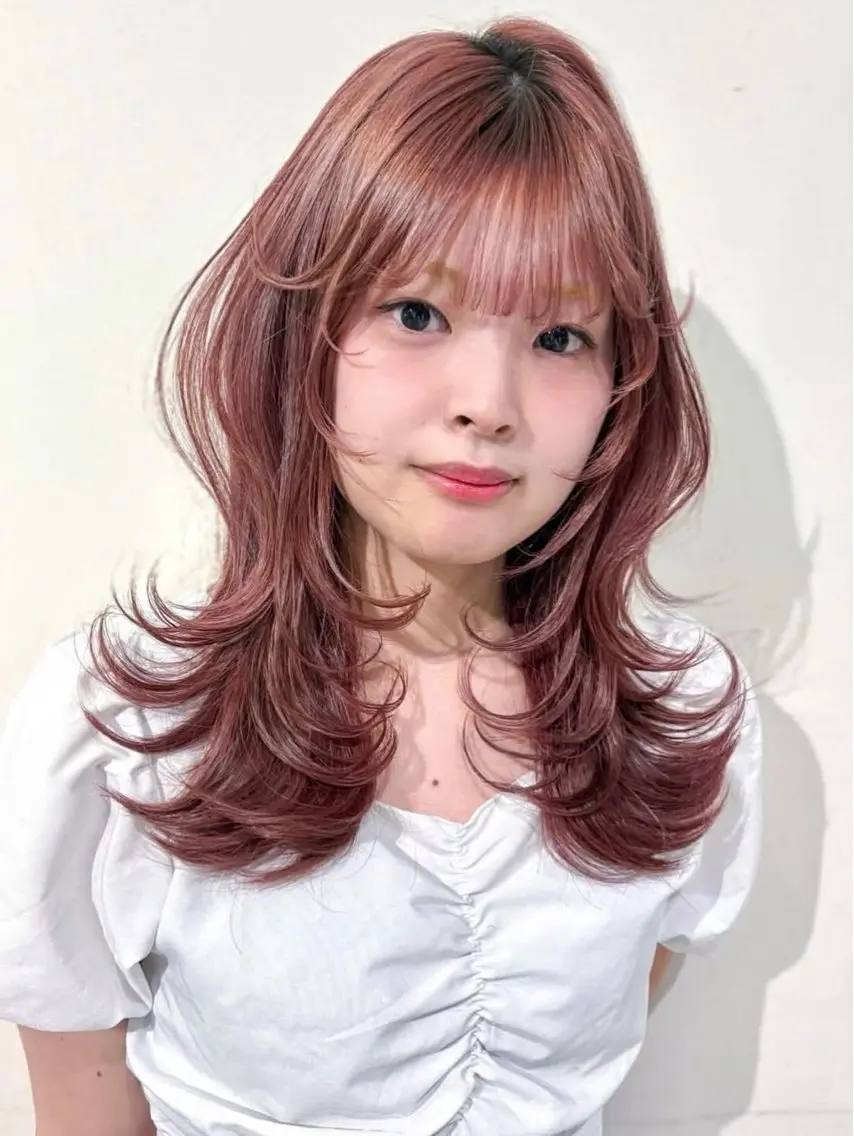 ミディアム レイヤーカット そ にのヘアスタイル