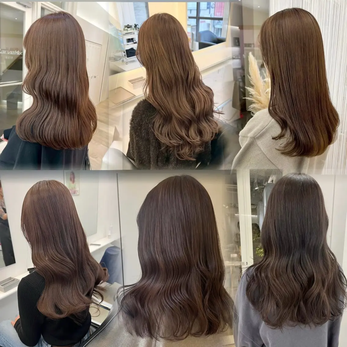 ロング カラー ヘアカラー ParveMix 岡本えりかのヘアスタイル